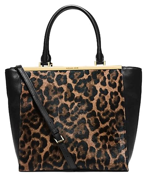 leopard skin michael kors bag|Michael Kors calf hair bag.